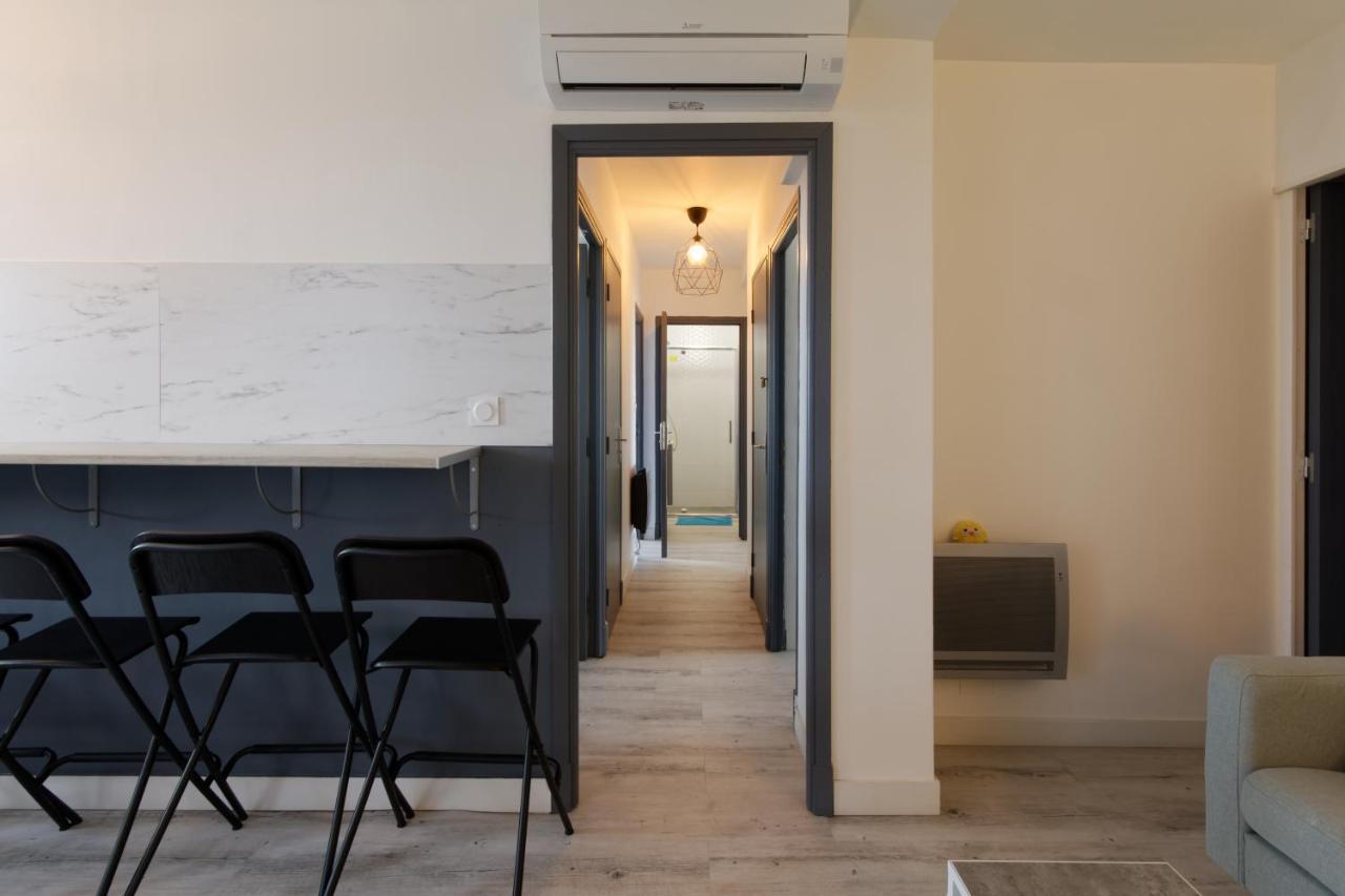 Le Beaulieu * Appartement 4 Chambres * 8Pers * Clim * Parking * Balcon Montpellier Luaran gambar