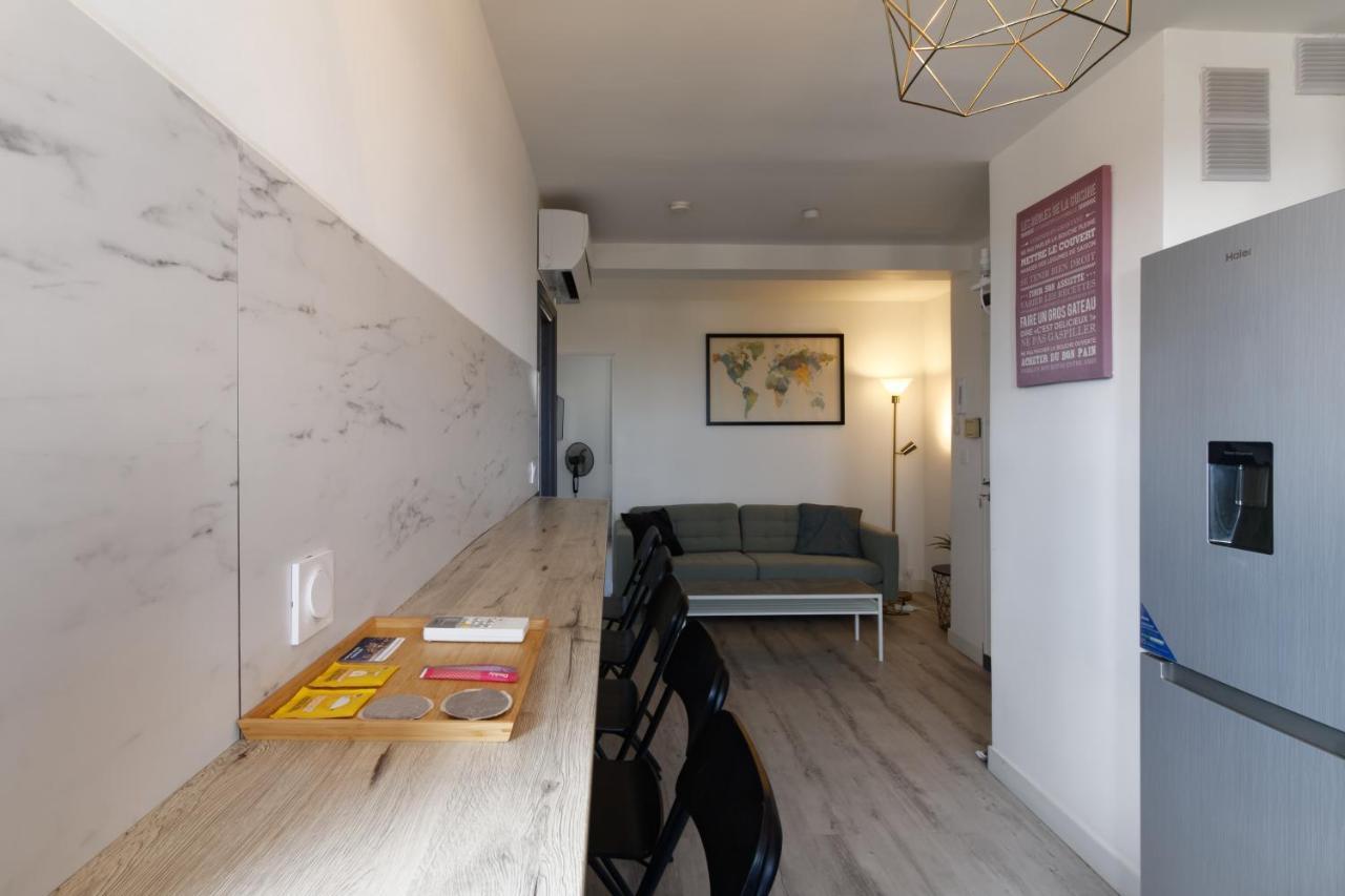 Le Beaulieu * Appartement 4 Chambres * 8Pers * Clim * Parking * Balcon Montpellier Luaran gambar